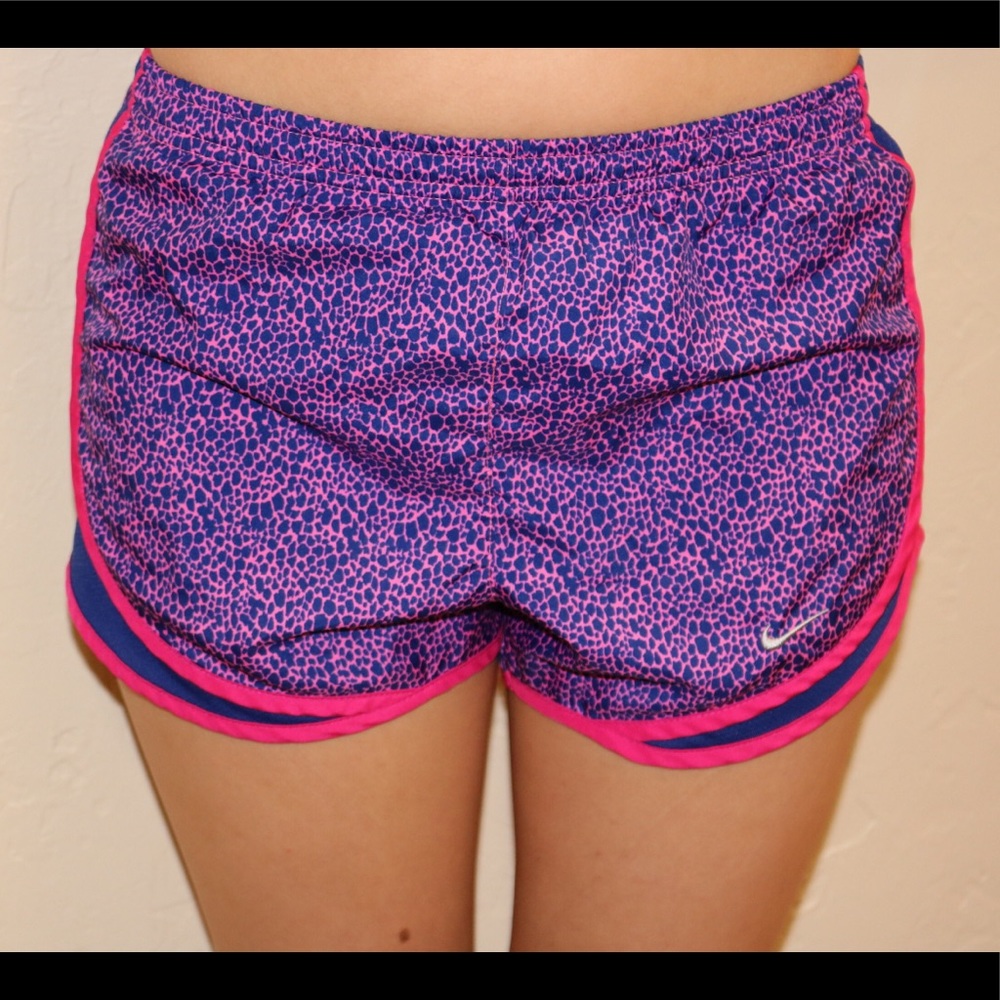 Nike tempo animal print magenta and blue XS